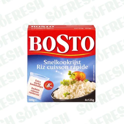 BOSTO RIZ CUISSON RAPIDE (4X125G)