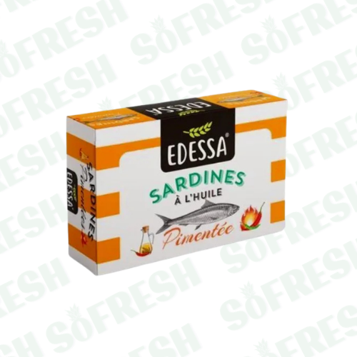 EDESSA SARDINES A L'HUILE PIQUANTE 125GR
