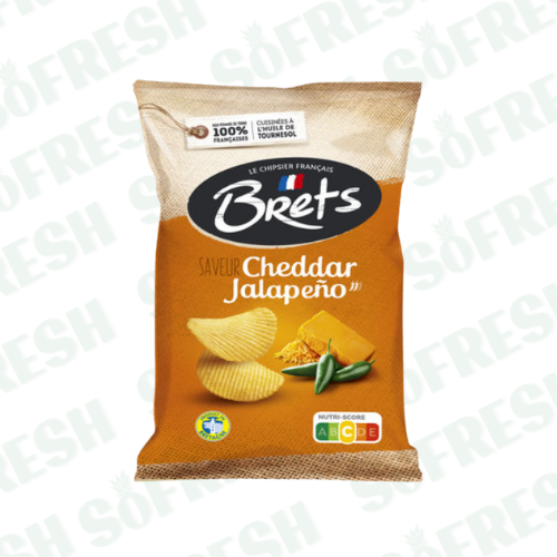 BRETS CHEDDAR JALAPENO 125G