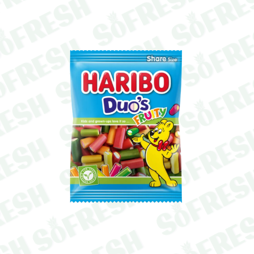 HARIBO DUO'S FRUITY VEGAN 200G