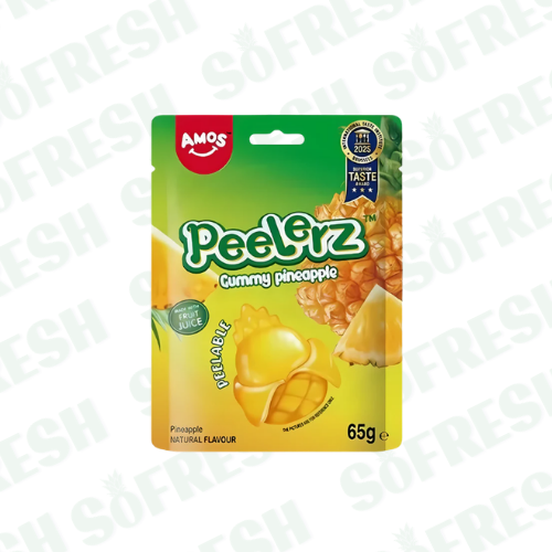 AMOS PEELERZ GUMMY PINEAPPLE 65G