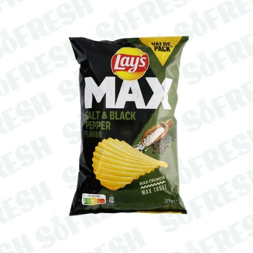 LAY'S MAX SALT & BLACK PEPPER 275G
