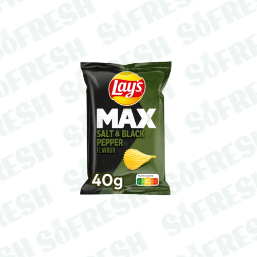 LAY'S MAX SALT & BLACK PEPPER 40G