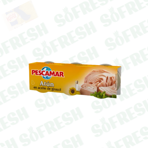 PESCAMAR THON A L'HUILE DE TOURNESOL 3X80G