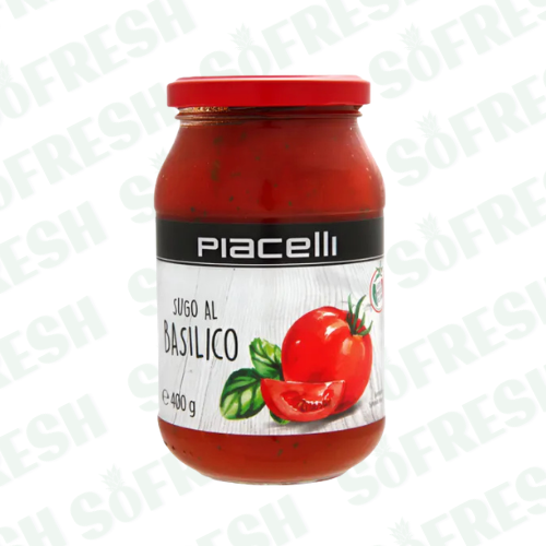 PIACELLI SUGO EL BASILICO 400G