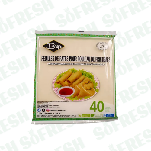 PÂTE LOEMPIA BAYA (215X215) 550 G 40 FEUILLES