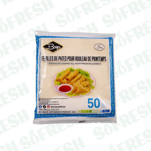 PATE LOEMPIA BAYA (190 X 190) 550 G 50 FEUILLES