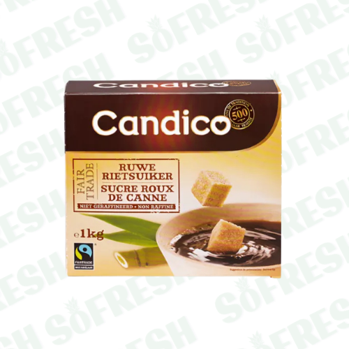 CANDICO SUCRE ROUX MORCEAUX 1KG