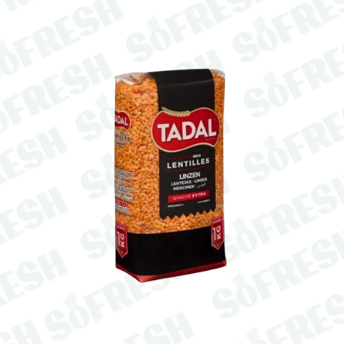 TADAL LENTILLES ROUGES CASSEE 1KG
