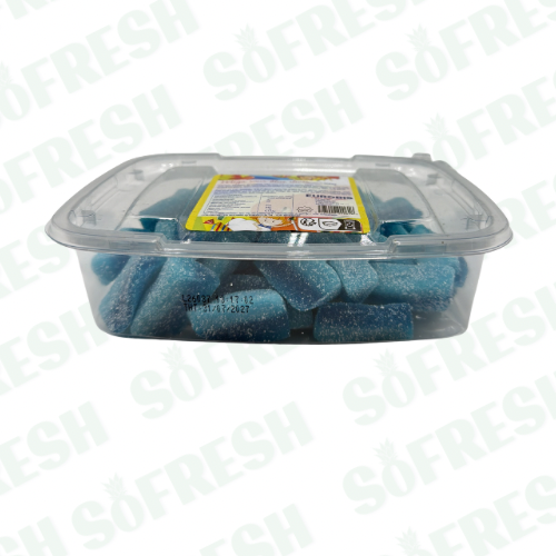 BONBONS MEGA SOUR BLUE SLICES 300G