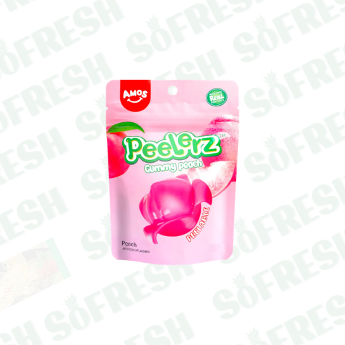AMOS PEELERZ GUMMY PEACH 65G