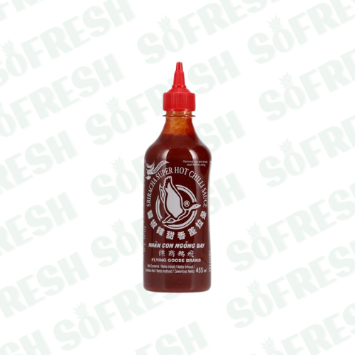 SRIRACHA SUPER HOT VEGAN 455ML